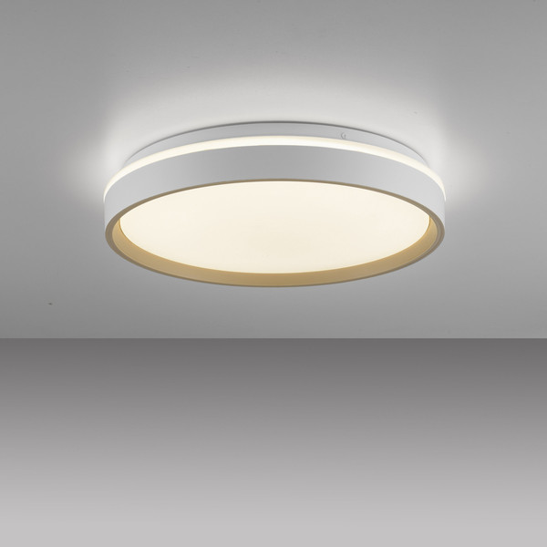 JUST LIGHT MIO LED Deckenleuchte CCT Dimmbar 20W sand 14277-39
