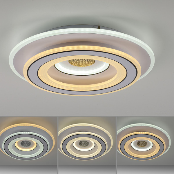 JUST LIGHT TOLAGO LED Deckenleuchte CCT Dimmbar 38W weiss 14282-16