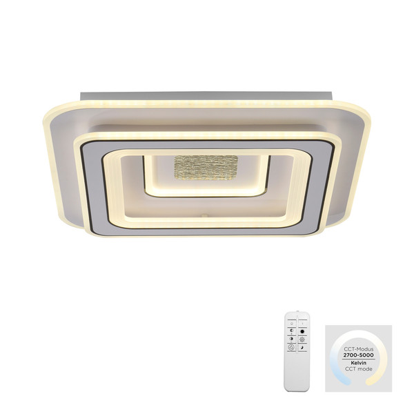 JUST LIGHT TOLAGO LED Deckenleuchte CCT Dimmbar 46W weiss 14283-16