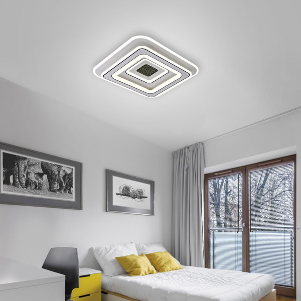 JUST LIGHT TOLAGO LED Deckenleuchte CCT Dimmbar 46W weiss 14283-16