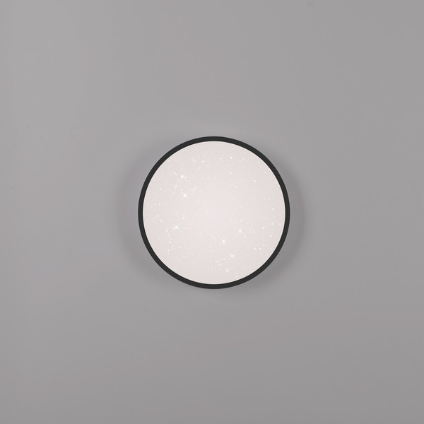 JUST LIGHT KYLE LED Deckenleuchte Warmweiss Dimmbar 10W schwarz 14293-18
