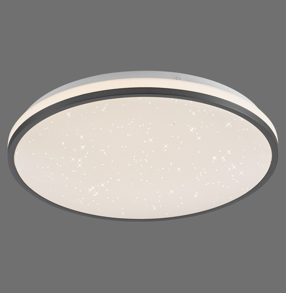 JUST LIGHT KYLE LED Deckenleuchte Warmweiss Dimmbar 19,5W schwarz 14294-18