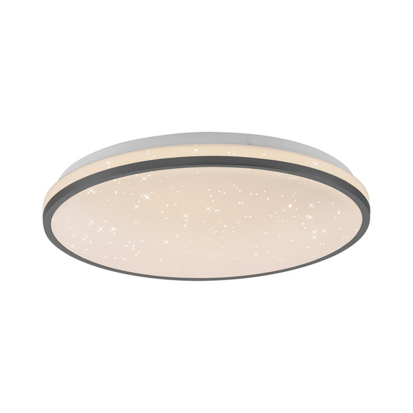 JUST LIGHT KYLE LED Deckenleuchte Warmweiss Dimmbar 19,5W schwarz 14294-18