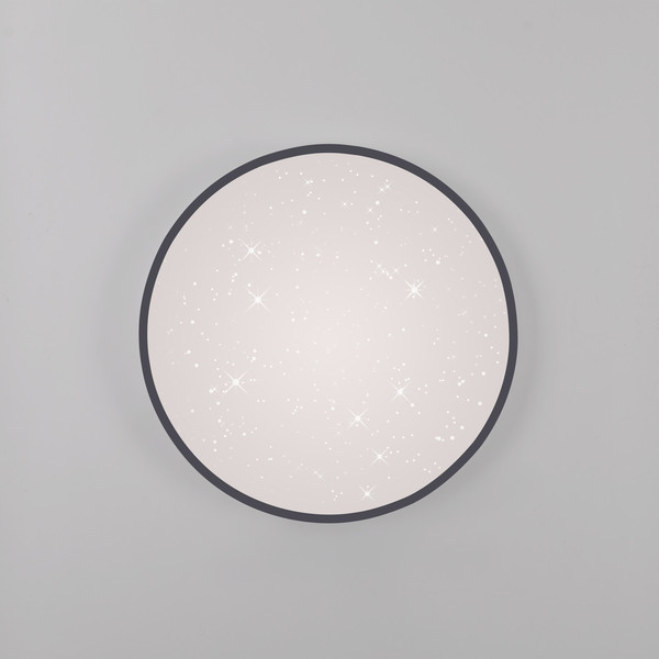 JUST LIGHT KYLE LED Deckenleuchte Warmweiss Dimmbar 19,5W schwarz 14294-18