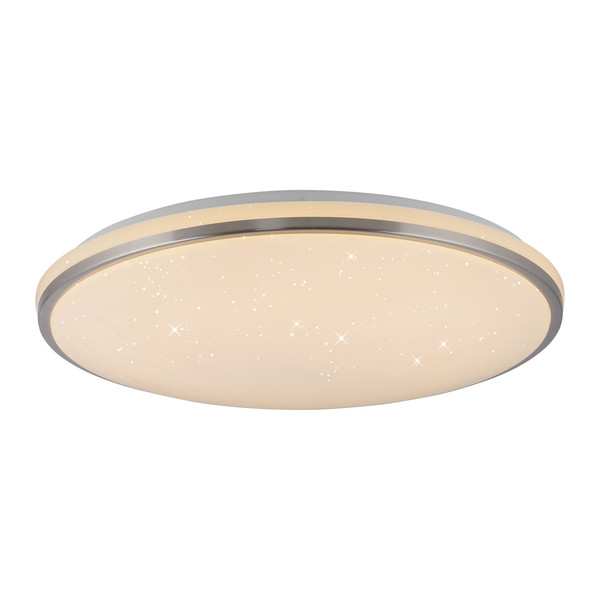JUST LIGHT KYLE LED Deckenleuchte Warmweiss Dimmbar 34W stahl 14295-55
