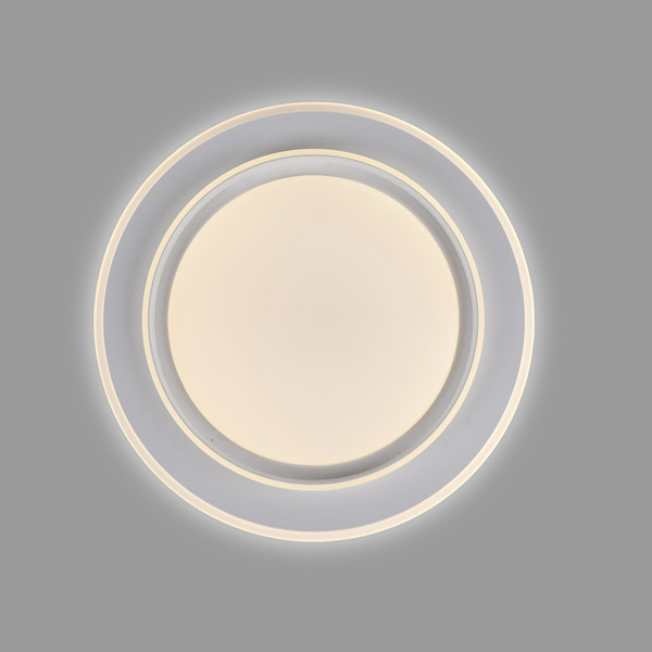 JUST LIGHT LAGO LED Deckenleuchte CCT Dimmbar 20W weiss 14296-16