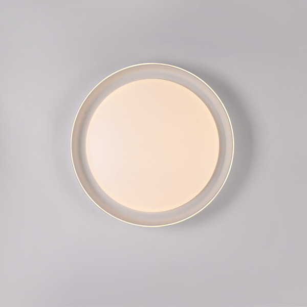 JUST LIGHT SATI LED Deckenleuchte Warmweiss Dimmbar 19,5W weiss 14368-16