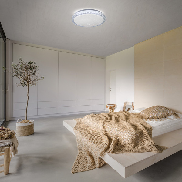 JUST LIGHT FRIDA LED Deckenleuchte CCT 9,3W transparent 14370-00
