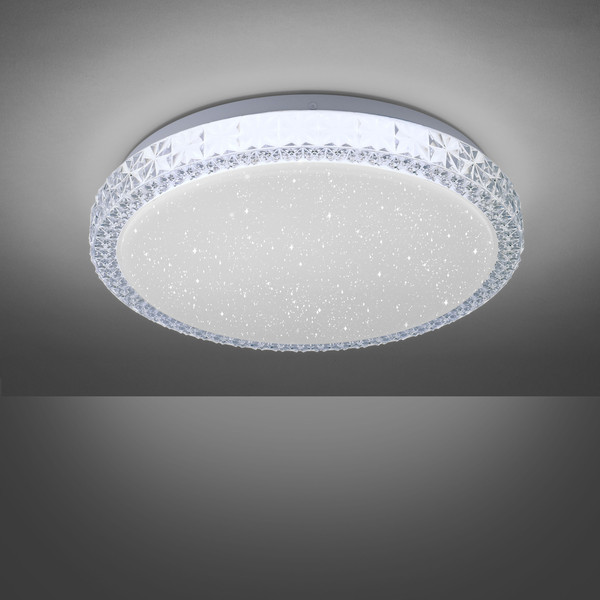 JUST LIGHT FRIDA LED Deckenleuchte CCT 9,3W transparent 14370-00