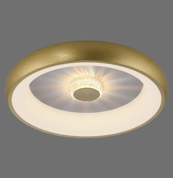 JUST LIGHT VERTIGO LED Deckenleuchte CCT Dimmbar 29W messingmatt 14384-60