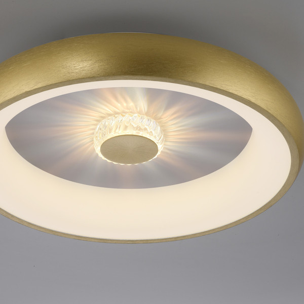 JUST LIGHT VERTIGO LED Deckenleuchte CCT Dimmbar 29W messingmatt 14384-60