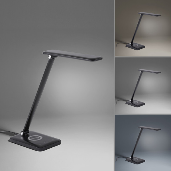 JUST LIGHT FLORENTINA LED Tischleuchte CCT Dimmbar 5W schwarz 14415-18