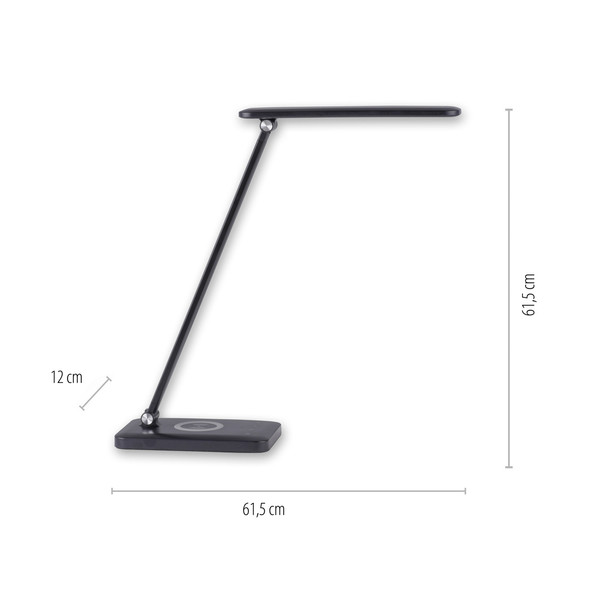JUST LIGHT FLORENTINA LED Tischleuchte CCT Dimmbar 5W schwarz 14415-18