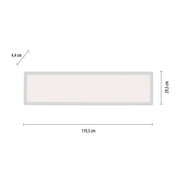 JUST LIGHT FLAT LED Deckenleuchte CCT Dimmbar 35W weiss 14533-16