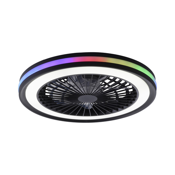 JUST LIGHT BRANDON LED Deckenleuchte CCT Dimmbar 41W 2-fach schwarz 14649-18