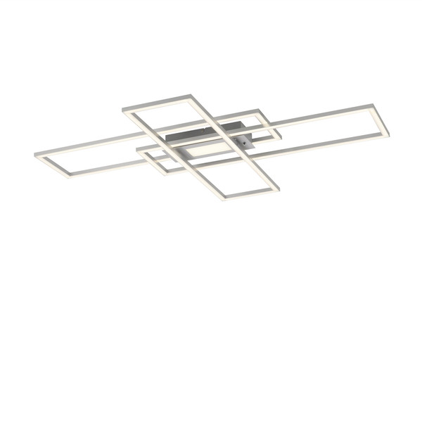JUST LIGHT ASMIN LED Deckenleuchte CCT Dimmbar 45W stahl 14693-55