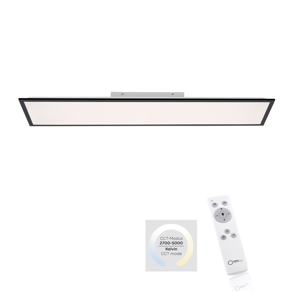 JUST LIGHT FLAT LED Deckenleuchte CCT Dimmbar 36W schwarz 14757-18