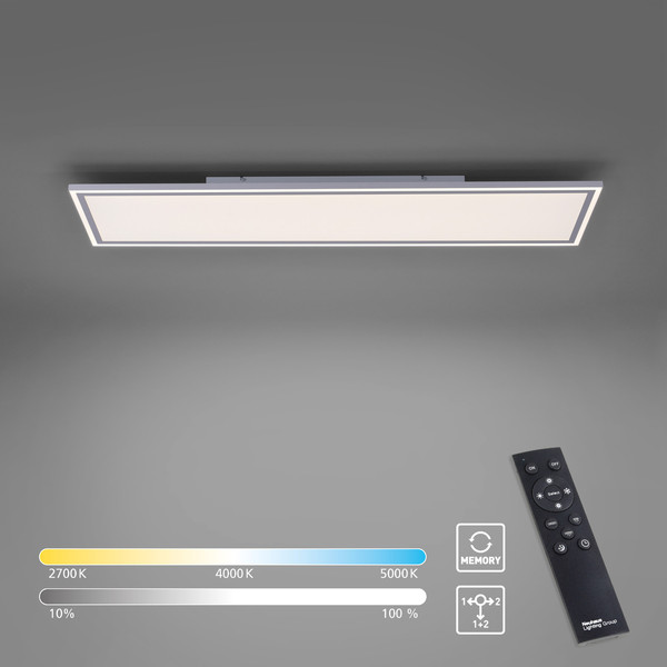 JUST LIGHT EDGING LED Deckenleuchte Steuerbare Lichtfarbe 54W Weiß 14852-16