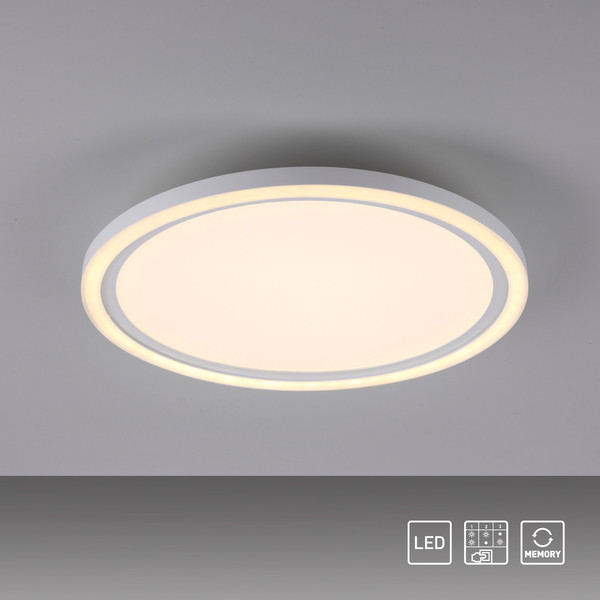 JUST LIGHT BEDGING LED Deckenleuchte Warmweiss 16W Weiß 6-6,5cm 14883-16