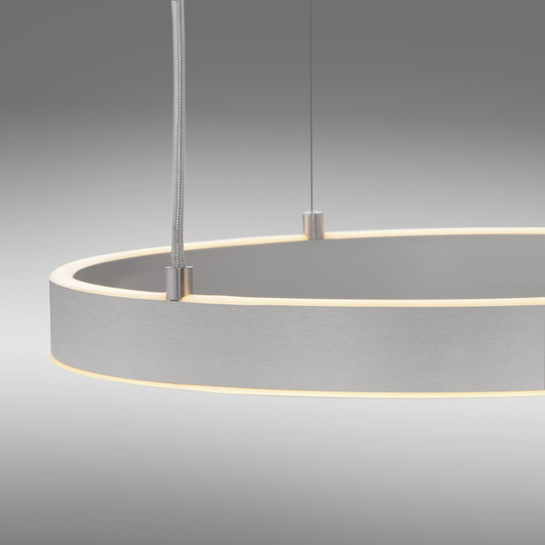 JUST LIGHT LILLUTI LED Pendelleuchte Warmweiss Dimmbar 52W 2-fach stahl 15156-55