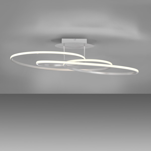 JUST LIGHT LUMACA LED Deckenleuchte Warmweiss 33W weiss 15321-16