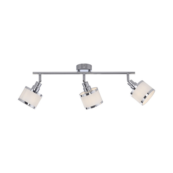 JUST LIGHT ACCOR Deckenleuchte E14 max. 25W 3-fach chrom 15373-17