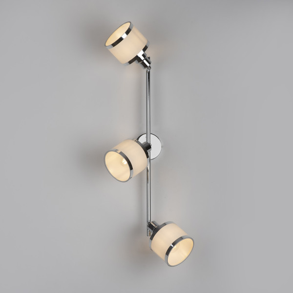 JUST LIGHT ACCOR Deckenleuchte E14 max. 25W 3-fach chrom 15373-17