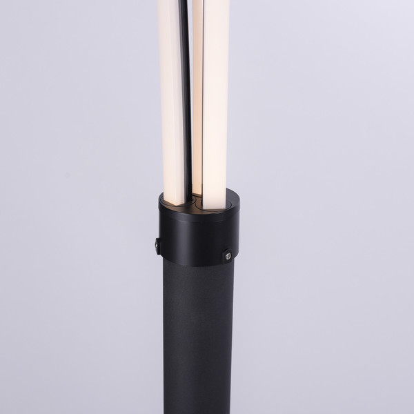 JUST LIGHT MAJA LED Stehleuchte Warmweiss 18,6W 3-fach schwarz 15383-18