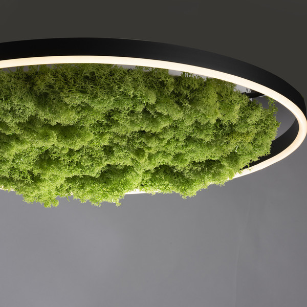 JUST LIGHT GERDA RITUS LED Deckenleuchte Warmweiss Dimmbar 28W moos 15392-66