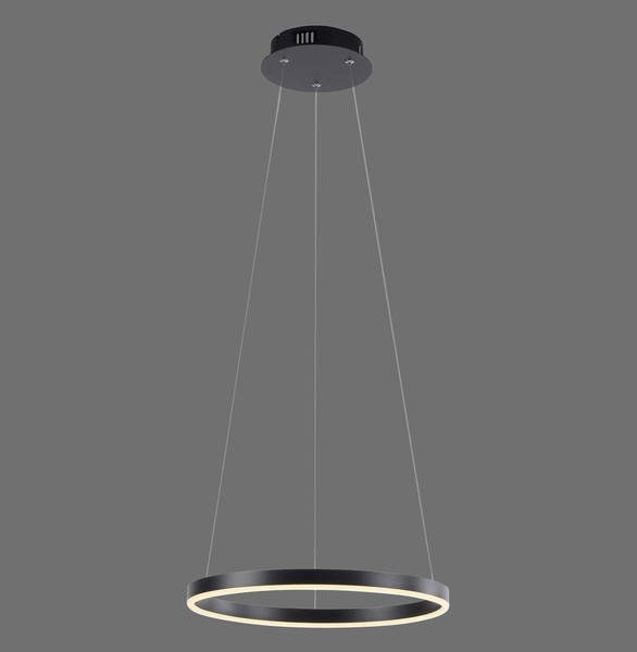 JUST LIGHT RITUS LED Pendelleuchte Warmweiss Dimmbar 20W anthrazit 15393-13