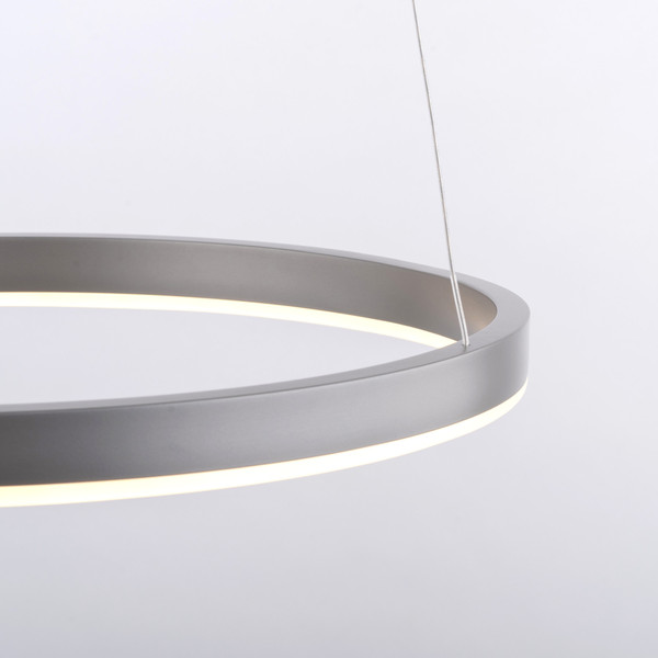 JUST LIGHT RITUS LED Pendelleuchte Warmweiss Dimmbar 20W aluminium 15393-95