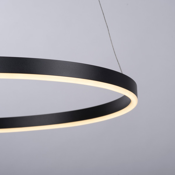 JUST LIGHT RITUS LED Pendelleuchte Warmweiss Dimmbar 28W anthrazit 15394-13