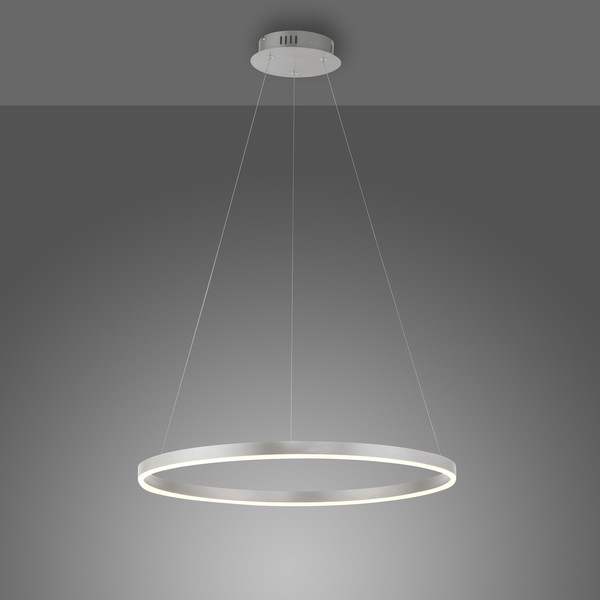 JUST LIGHT RITUS LED Pendelleuchte Warmweiss Dimmbar 28W aluminium 15394-95