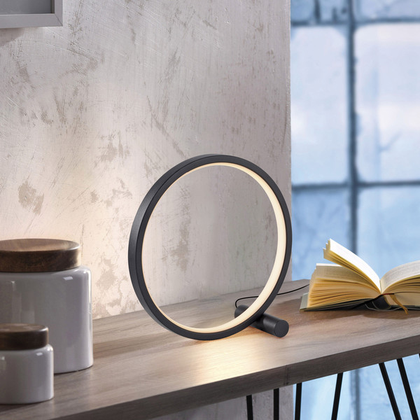 JUST LIGHT MINI RITUS LED Tischleuchte Warmweiss 10,5W schwarz 15395-18