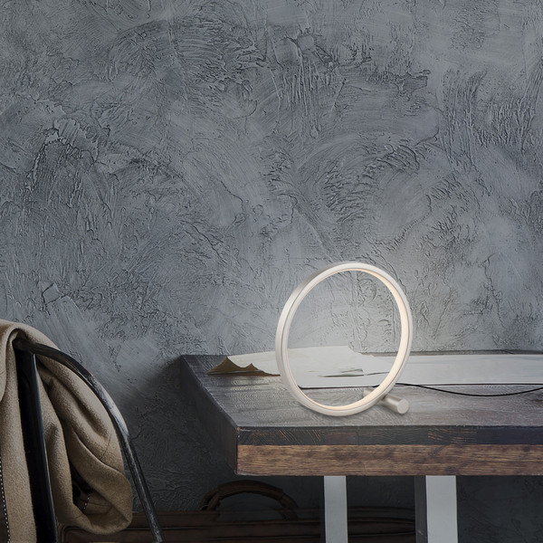 JUST LIGHT MINI RITUS LED Tischleuchte Warmweiss 10,5W silber 15395-21