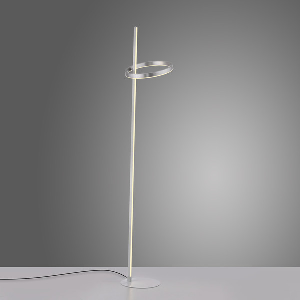 JUST LIGHT RITUS LED Stehleuchte Warmweiss Dimmbar 19,5W 2-fach stahl 15397-55