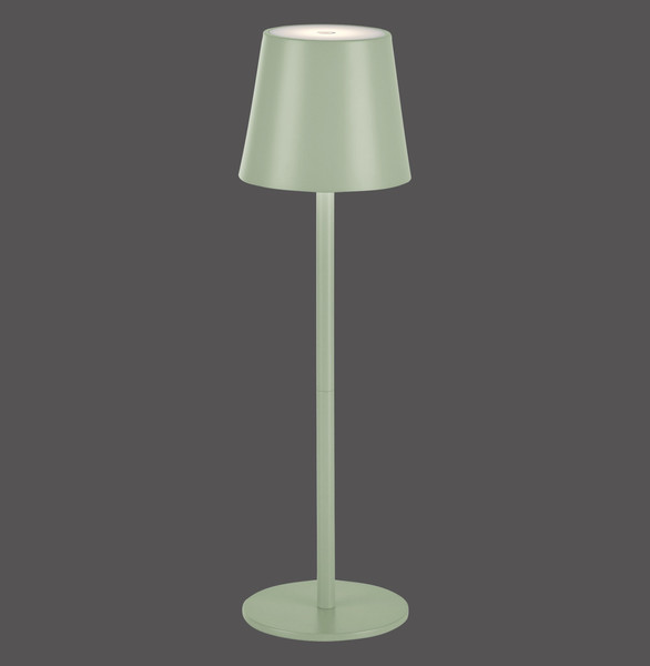 JUST LIGHT EURIA LED AKKU-Tischleuchte Warmweiss Dimmbar 2,5W grün IP54 19250-43