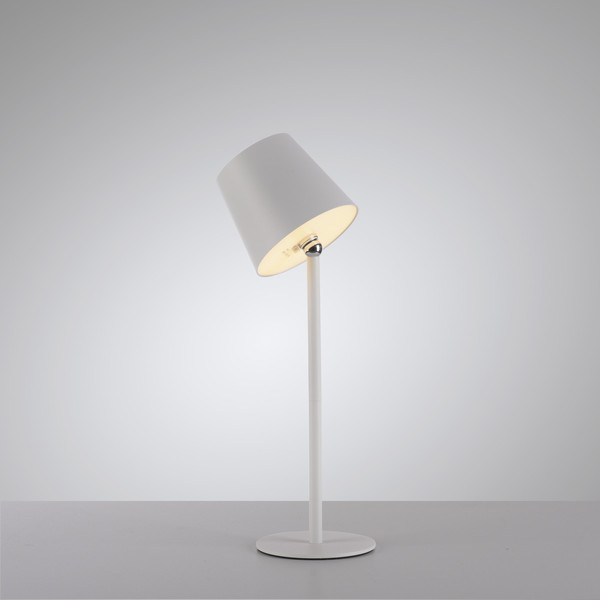 JUST LIGHT BOTERIA LED AKKU-Tischleuchte Warmweiss Dimmbar 2,5W weiss IP54 19251-16