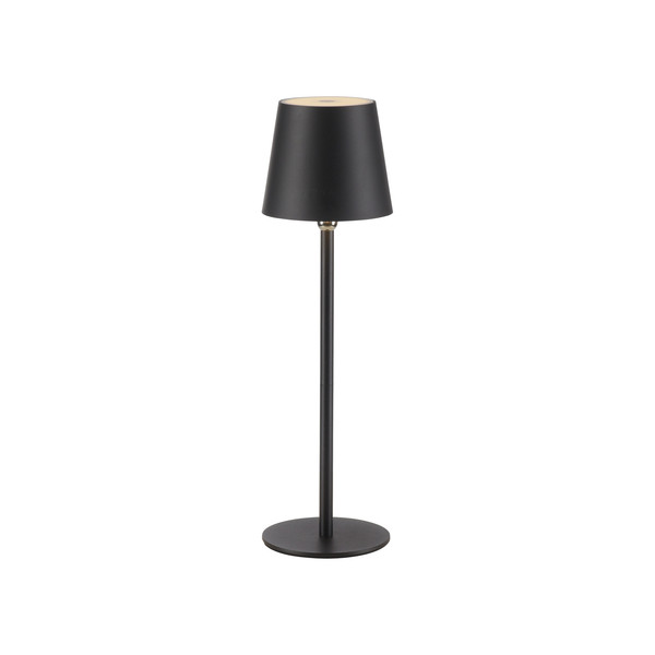JUST LIGHT BOTERIA LED AKKU-Tischleuchte Warmweiss Dimmbar 2,5W schwarz IP54 19251-18