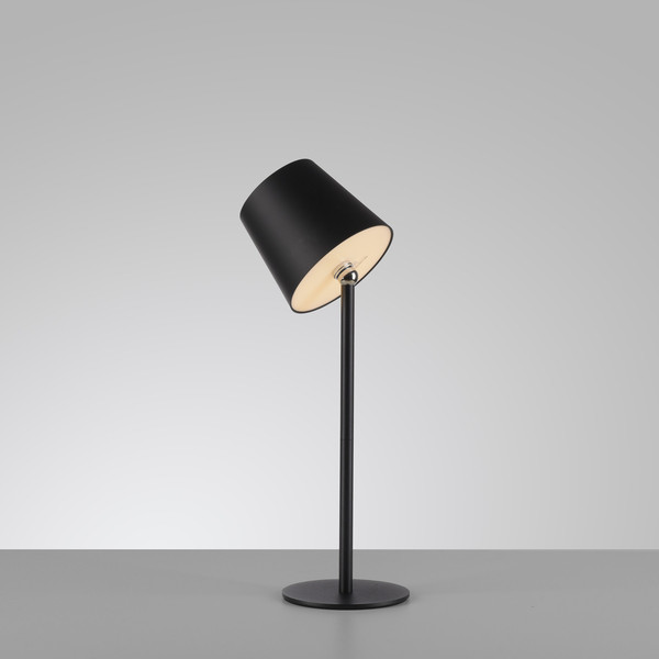 JUST LIGHT BOTERIA LED AKKU-Tischleuchte Warmweiss Dimmbar 2,5W schwarz IP54 19251-18
