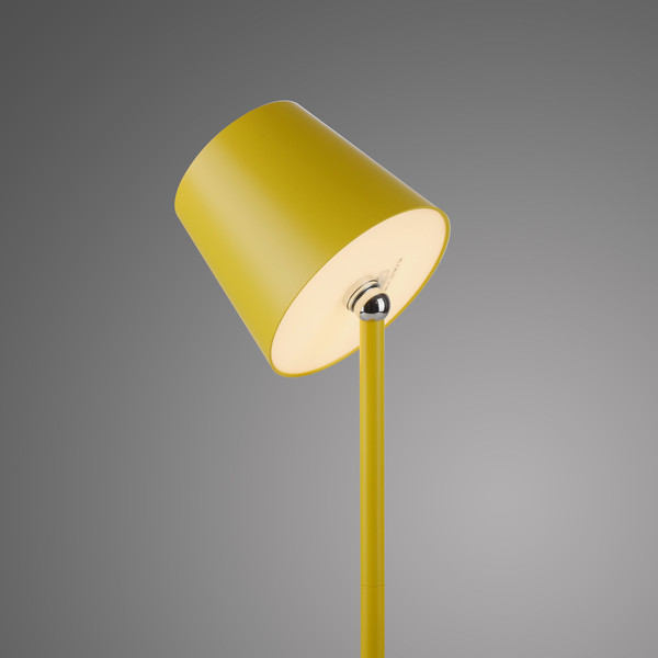 JUST LIGHT BOTERIA LED AKKU-Tischleuchte Warmweiss Dimmbar 2,5W gelb IP54 19251-81