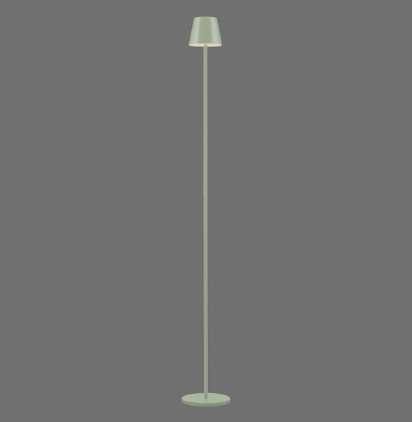 JUST LIGHT EURIA LED AKKU-Stehleuchte Warmweiss Dimmbar 2,5W grün IP54 19252-43