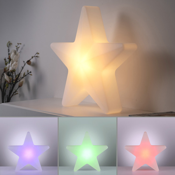 JUST LIGHT AKKU STAR LED AKKU-Leuchte CCT Dimmbar 2W weiss IP44 19291-16