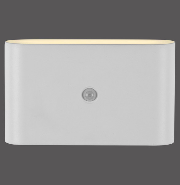 JUST LIGHT AKKU ZIDDY LED AKKU-Wandleuchte Warmweiss 3W 2-fach weiss IP44 19475-16