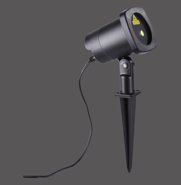 JUST LIGHT LASER LED Erdspießleuchte Laser Grün,Rot max.6W schwarz IP44 19940-18