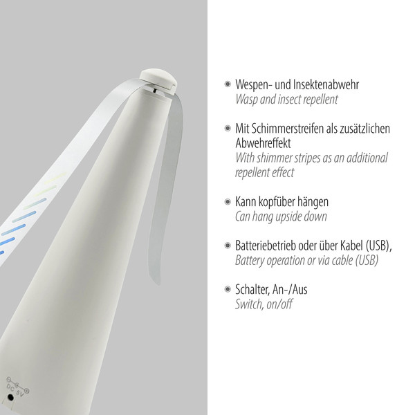 JUST LIGHT SWAT LED Fliegenwedler 0,6W weiss 86208-16