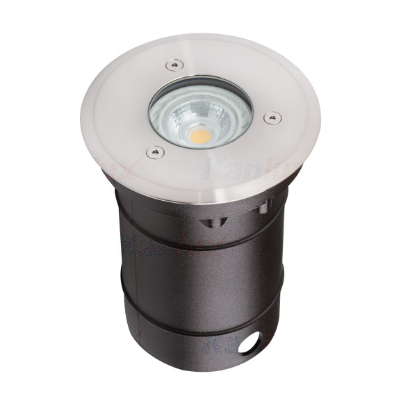 Kanlux Berg DL-100 Bodeneinbauleuchte rund 11cm Edelstahl 7172