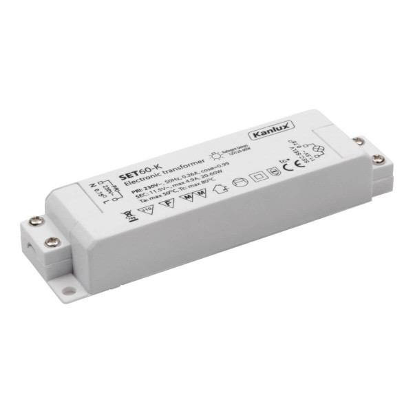 Kanlux Trafo 12V 20-60W, Netzgerät 1425 SET60-K