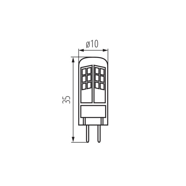 Kanlux Lampe TANO G4 SMD G4 Weiß 14936