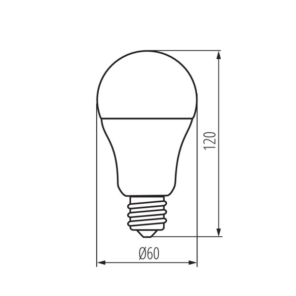 Kanlux LED-Lampe RAPIDv2 E27 Weiß 13W 22954